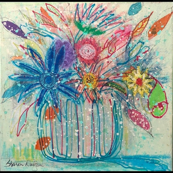 Original floral art - Picture 2 of 6